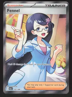 Fennel 162/086 Pokemon TCG SV: Black Bolt NM - Image 1