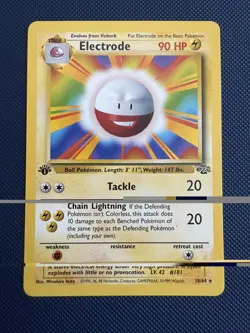 Pokemon TCG Electrode 18/64 1st Edition Jungle Rare Vintage WOTC - Image 1