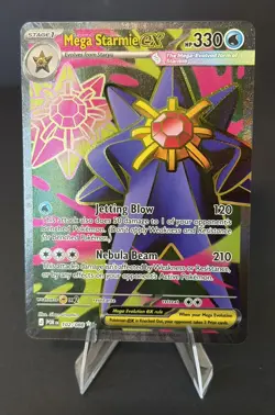Mega Starmie ex 102/088 - Full Art Ultra Rare - Pokemon TCG: Perfect Order NM - Image 1