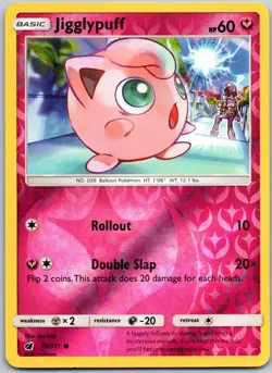 Jigglypuff 71/111 Reverse Holo Common Crimson Invasion LP - Image 1