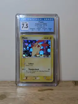 CGC 7.5 Plusle 39/106 Ex Emerald Reverse Holo Stamped Pokemon Card PSA BGS - Image 1