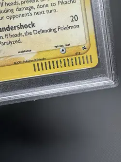 2003 Pokemon Black Star Pikachu Promo Holo PSA 10 Swirl New Cert - Image 3