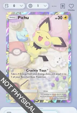 Pokemon TCG POCKET - Pichu 1⭐, Wisdom of Sea and Sky, English - Image 1