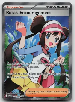 Rosa's Encouragement 114/088 Ultra Rare Perfect Order Pokemon Near Mint - Image 1