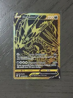 Pokemon TCG Eternatus V SV121/SV122 Shining Fates Gold Secret Rare Holo - Image 1