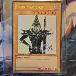 Konami Yu-Gi-Oh! Dark Magician JUMP-EN049 Ultra Rare LE Foil Signed ENG - Image 1