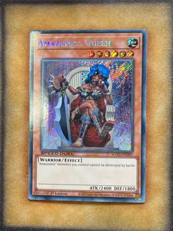 Yugioh Amazoness Queen SGX3-END01 Speed Duel Secret Rare 1st Ed NM - Image 1