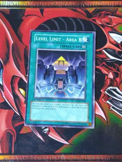 Level Limit - Area B - SD3-EN024 - Common - 1st Edition Yugioh MP - Image 1