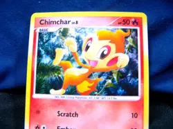 2007 Pokemon Chimchar 14/17 Pop Series 6 Holo Rare LP - EX+ / NM- - Image 2