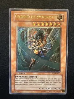 Yugioh! FET-EN022 Gearfried The Swordmaster 1st UTR Foil Shift - Image 1
