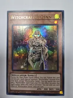 Witchcrafter Genni MAMA-EN023 Magnificent Mavens 1st Edition Yu-Gi-Oh Tcg - Image 1