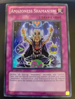 YuGiOh Amazoness Shamanism Super Rare DREV-EN088 1st Edition LP - Image 1