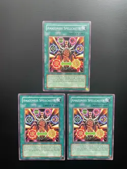 Yugioh Amazoness Spellcaster MFC-084 1st Edition Common MP/HP X3 - Image 1