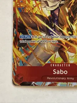 Sabo (Illustration Box Vol.5) OP05-007 One Piece Promotion Cards Foil - Image 5