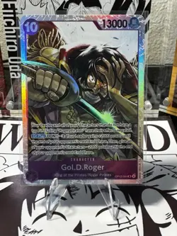 Bandai One Piece Card Game Gol.D.Roger OP13-064 Carrying On His Will Foil - Image 1