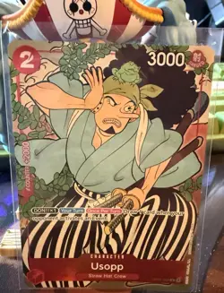 Bandai One Piece CCG Usopp OP01-004 1st anniversary promo English - Image 1
