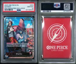 PSA Magazine July 2025 One Piece Shanks Holo Promo Card OP09-001 Psa 10 - Image 3