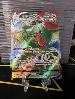 Pokemon Rayquaza VMAX 101/159 Crown Zenith Ultra Rare Full Art Holo Card - Image 1