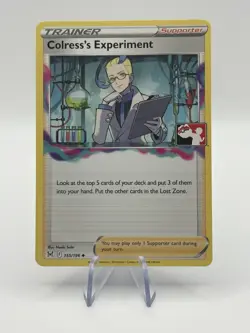 Pokemon Card Colress's Experiment Prize Pack 155/196 Play! Stamp League Promo - Image 1