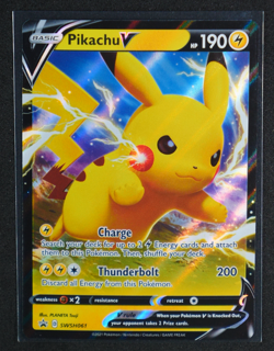 Pikachu V - Holo Promo #SWSH061 SWSH: Sword & Shield Promo Cards 2019 NM - Image 1