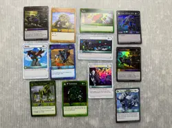 BAKUGAN 17 Figures & 109 CARD LOT hologram foil Bakucores Aurelus Dragonoid &&& - Image 2