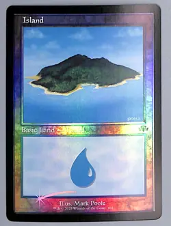 Island - Retro Frame - Foil - 404 - Dominaria Remastered (DMR) MTG - Image 1
