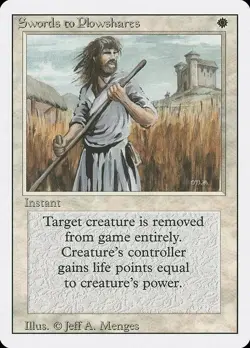 MTG Swords to Plowshares [Revised Edition LP - Image 1