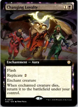Changing Loyalty (Extended Art) 73 Commander: Secrets of Strixhaven NM - Image 1