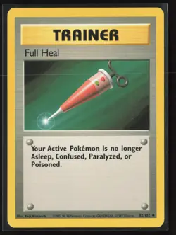 Full Heal 82/102 Uncommon Base Set Pokemon LP - Image 1
