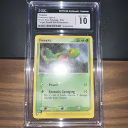 CGC 10 GEM MINT Treecko 016 TARGET Snack Bar Black Star PROMO Pokemon Card 254 - Image 1