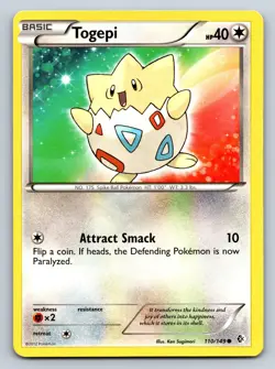 Togepi 110/149 Normal Boundaries Crossed LP - Pokemon TCG - Image 1