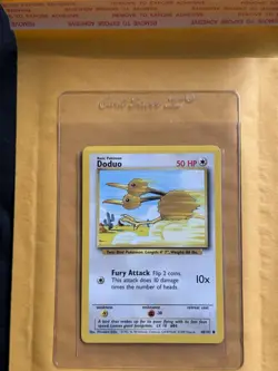 Doduo 48/102 Pokemon 1999 Unlimited Base Set LP - Image 1