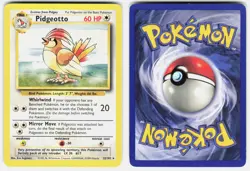 Pidgeotto 22/102 Rare Base Set Unlimited Pokemon Lightly Played - Image 1