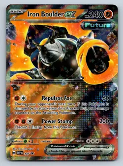 Iron Boulder ex 147 Holofoil SV: Scarlet & Violet Promo Cards NM - Pokemon TCG - Image 1