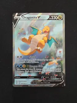 DRAGONITE V 2021 POKEMON EVOLVING SKIES FULL ART ULTRA RARE #192/203 - Image 1