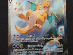 DRAGONITE V 2021 POKEMON EVOLVING SKIES FULL ART ULTRA RARE #192/203 - Image 3
