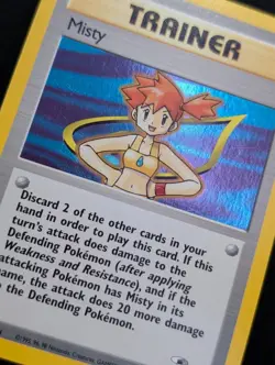 Misty 18/132 Gym Heroes Pokemon NM Unlimited Holo - Image 4