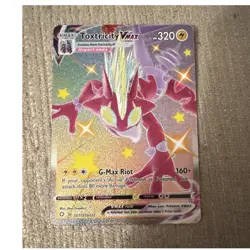 Pokemon TCG Toxtricity VMAX Full Art Holo SV113/SV122 320 HP - Image 1