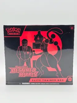 Pokemon TCG Scarlet & Violet Destined Rivals ETB Sealed Team Rocket Giovanni - Image 1