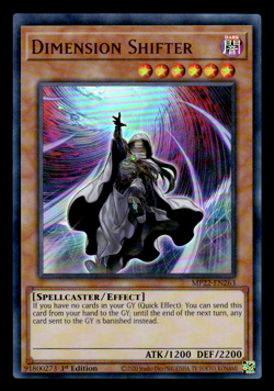 Yugioh Dimension Shifter MP22-EN263 Ultra Rare 1st Ed NM - Image 1