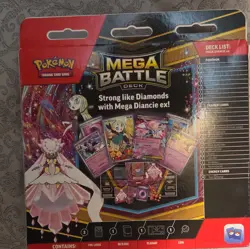 Pokemon Mega Battle Deck Mega Diancie EX 60 Cards Foil Deck Box English - Image 2