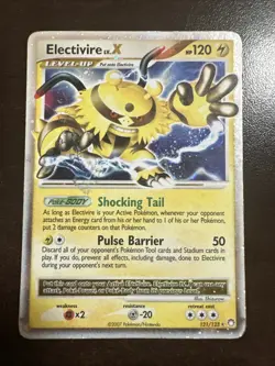 Electivire LV. X 121/123 Pokemon TCG Mysterious Treasures HP - Image 1