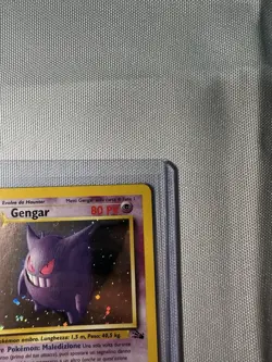 Pokemon Gengar Fossil Holo Rare 5/62 Unlimited Italian 1999 Stage 2 Card - Image 2