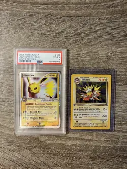 Pokemon Jolteon TCG Jungle 4/64 Holo 1st Edition & Psa 4 Jolteon Ex Bundle - Image 1