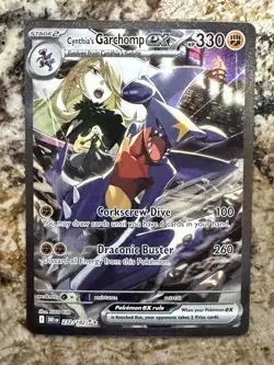 Pokemon Destined Rivals 232/182 Cynthia's Garchomp SIR Special Illustration 🔥 - Image 1