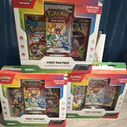 Pokemon TCG First Partner Collection Series 1 Box Lot w/ Promo Cards - Image 1