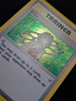 Erika 16/132 Gym Heroes Pokemon NM Unlimited Holo - Image 3