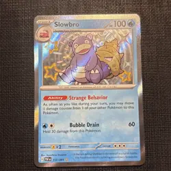 Slowbro Pokemon Paldean Fates 117/091 Shiny Holo Rare Pokemon TCG - Image 1