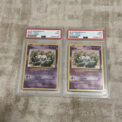 2016 Pokemon XY Evolutions Holo Mew 53/108 #53 2x PSA 9 MINT SEQUENTIAL - Image 1