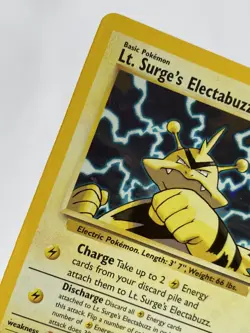 Pokemon Lt. Surge's Electabuzz Holo Rare Gym Heroes 6/132 Vintage - Image 5